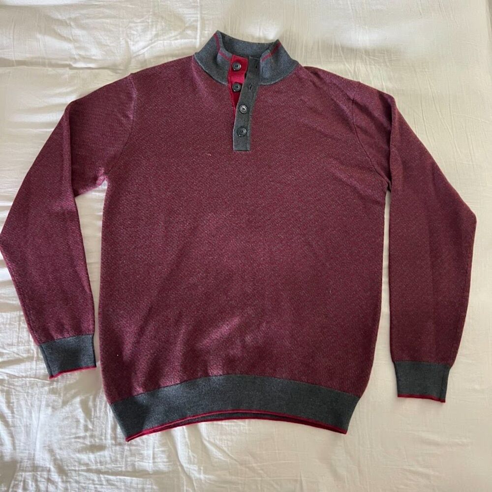 Horst Men's Sweater Polyester Wool Blend, EUC, Size XL